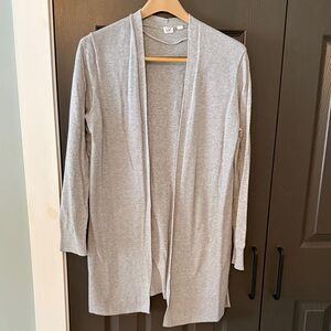 GAP Heather Gray Knit Cardigan